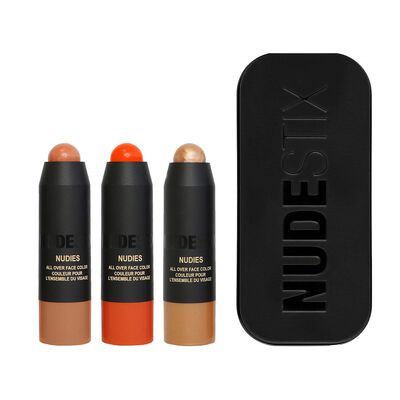 BEACHY NUDES 3-PCS KIT (KIT DE MAQUILLAJE PARA MEJILLAS, OJOS Y LABIOS)